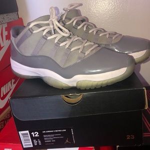 Cool Grey Jordan Retro 11s size 12